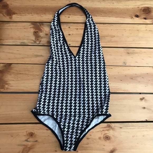 American Apparel Tops - American Apparel Houndstooth Bodysuit